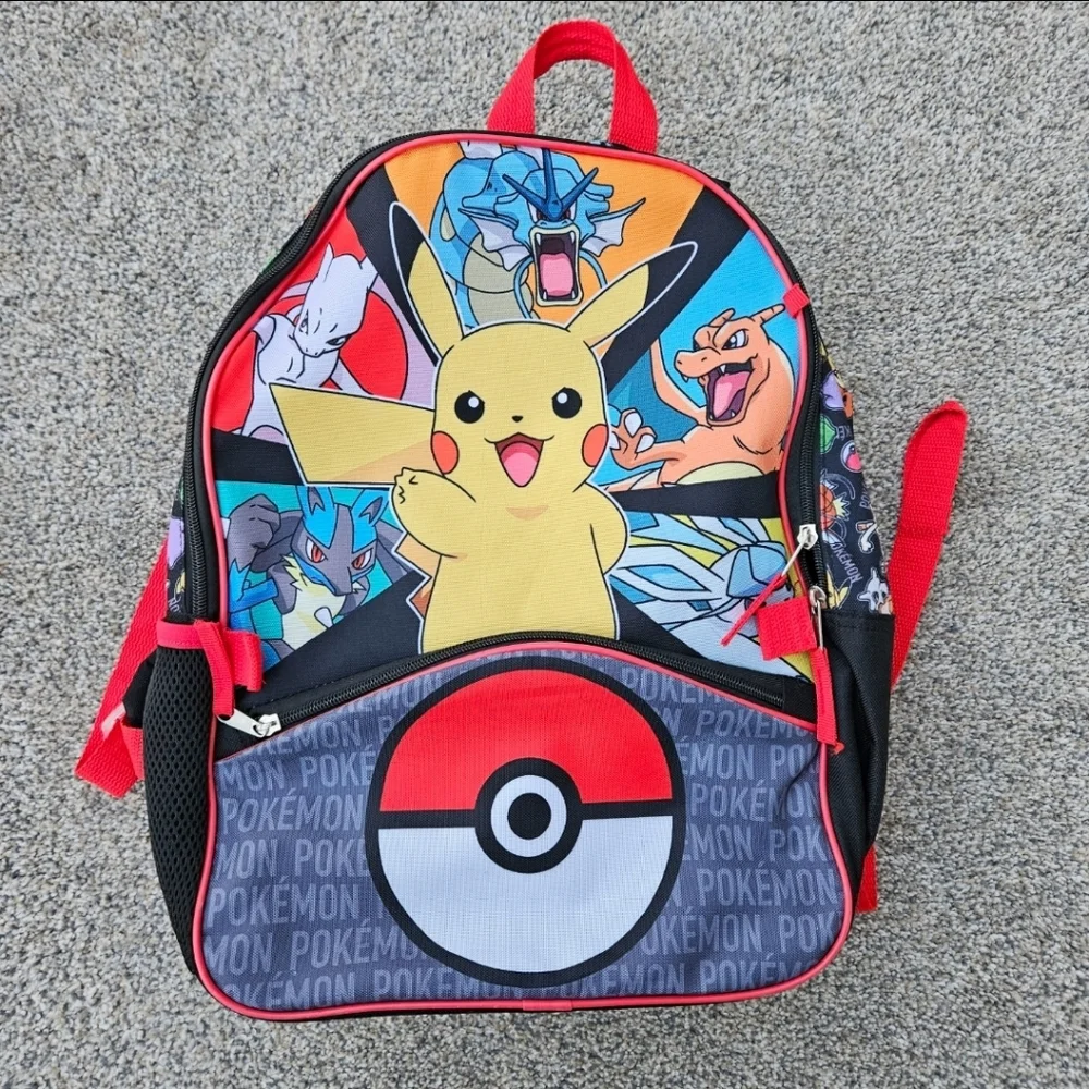 Bioworld Pokemon Backpack Pikachu Kids School Pack 2021 Youth Boys